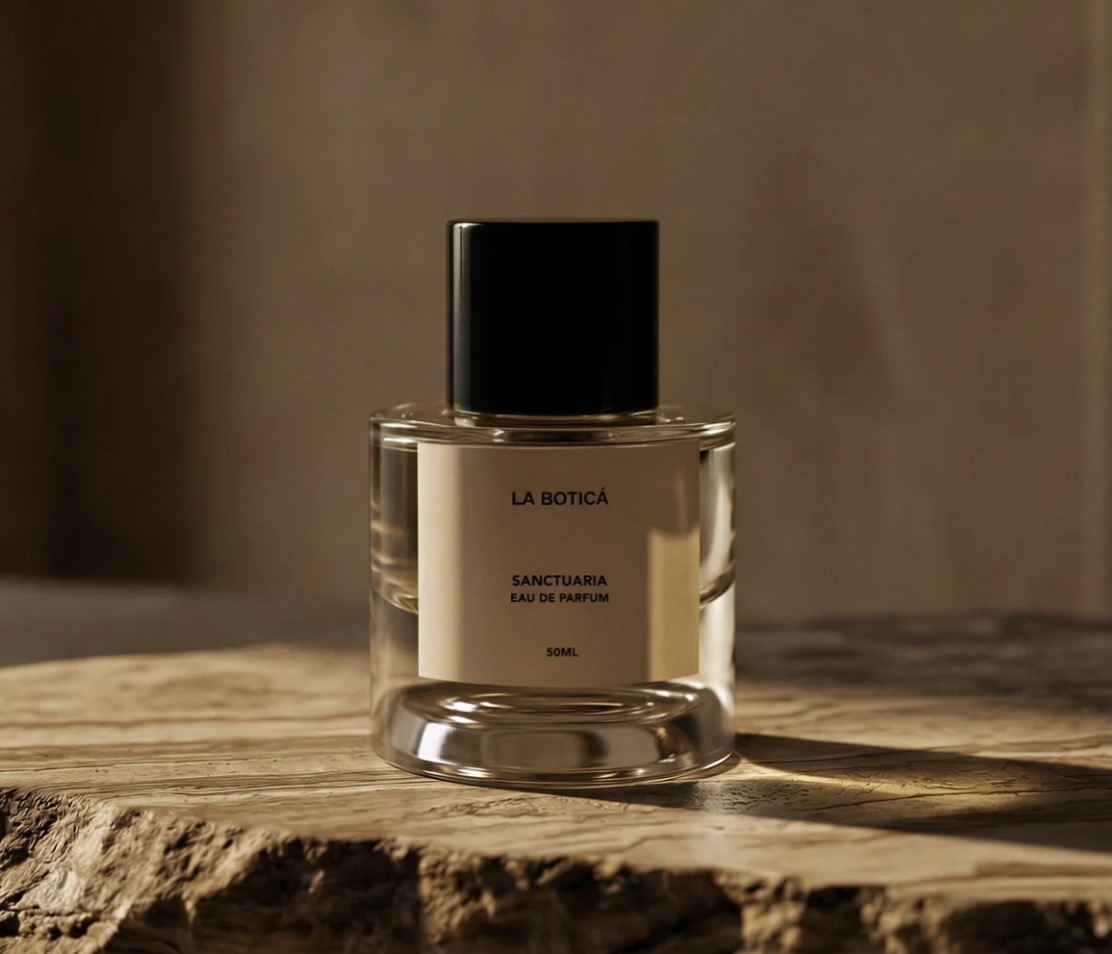 La Botica fragrance bottle