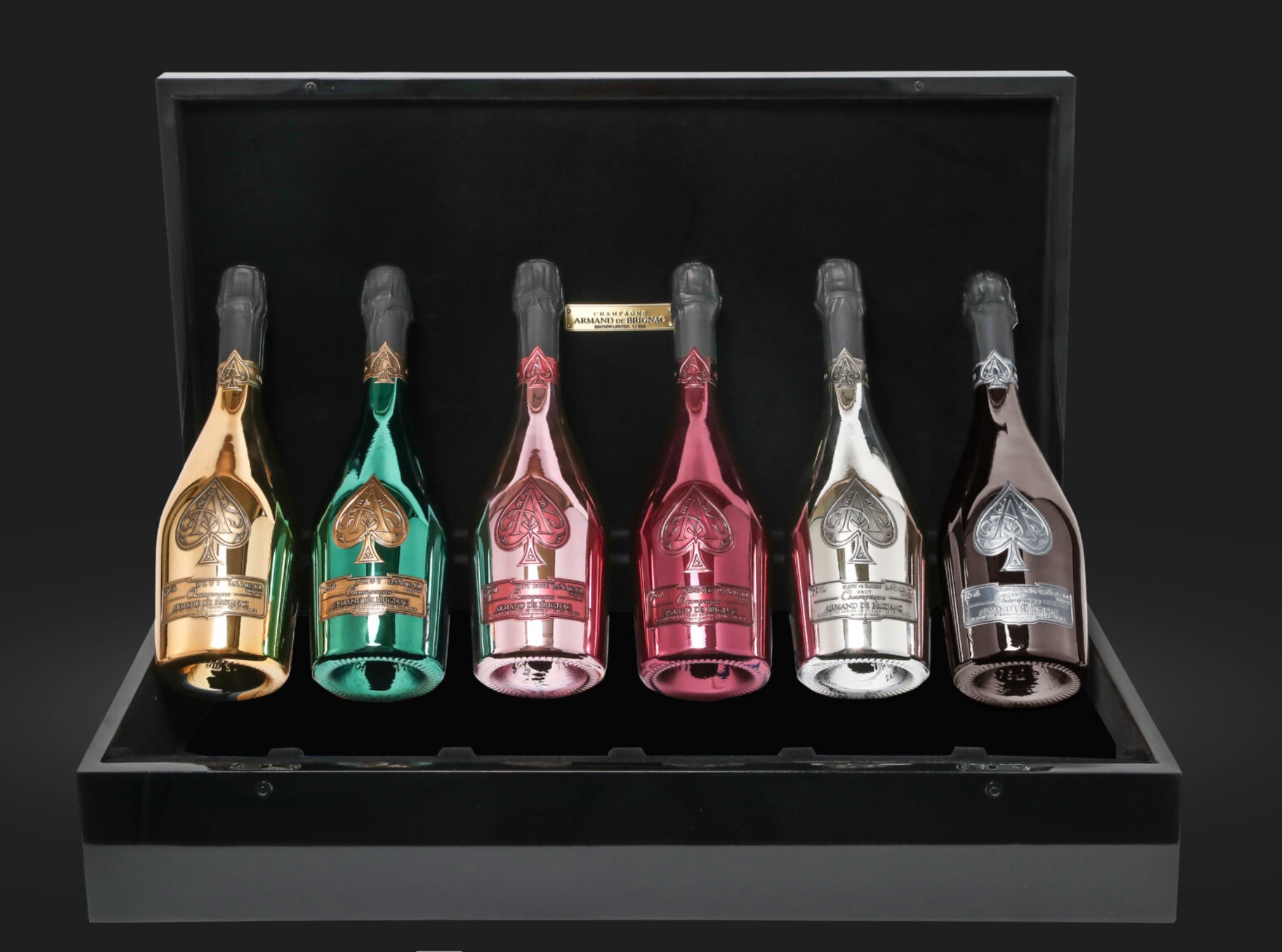 Armand de Brignac champagne bottle