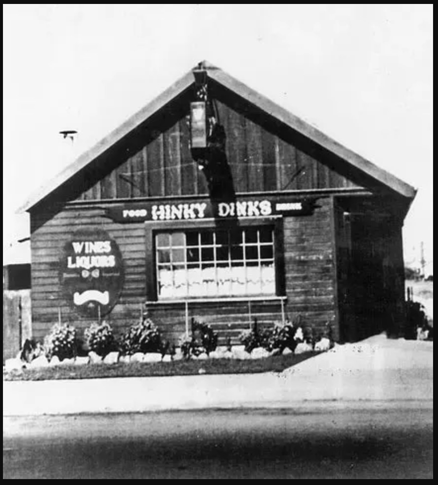 Original Trader Vic's, formerly Hinky Dinks, exterior in Oakland
