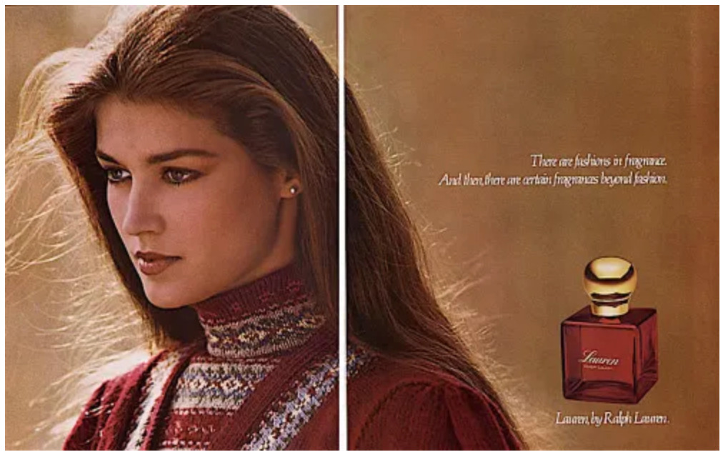 Lauren by Ralph Lauren fragrance advertisement