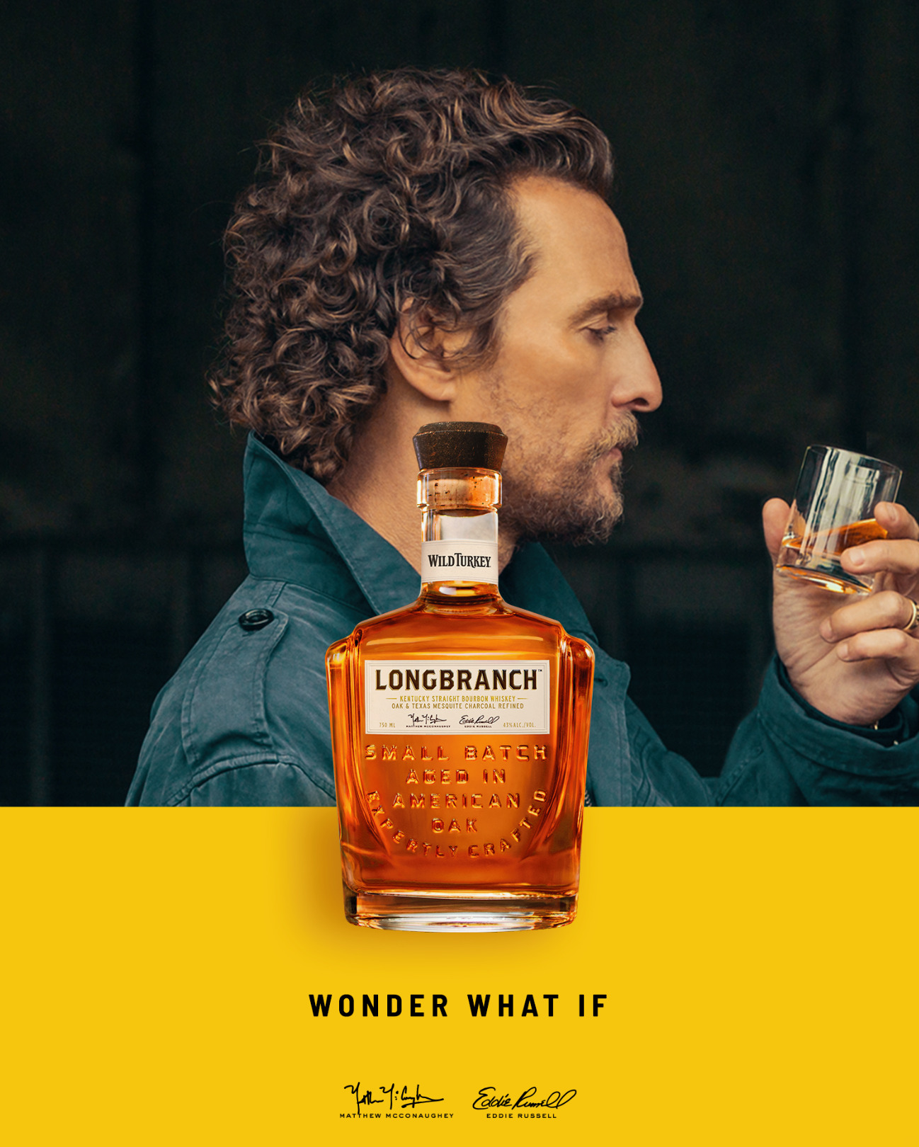 Wild Turkey Longbranch bourbon with Matthew McConaughey