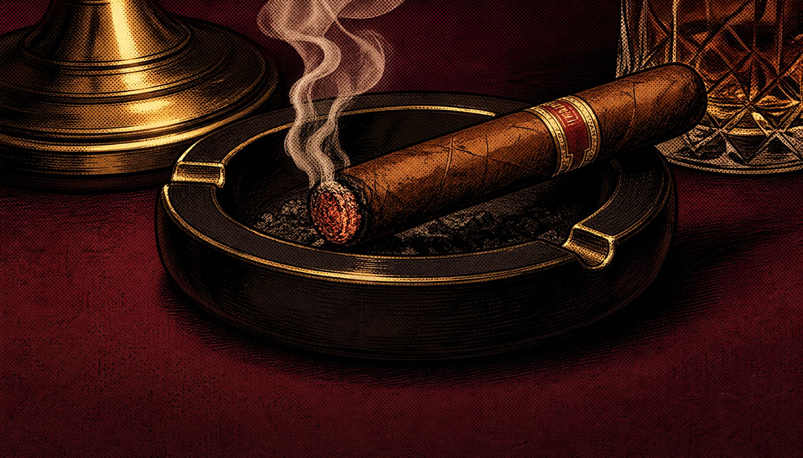 An illustration of cigar basics for beginners